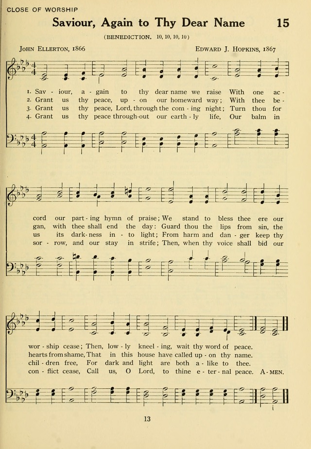 The Army and Navy Hymnal page 13