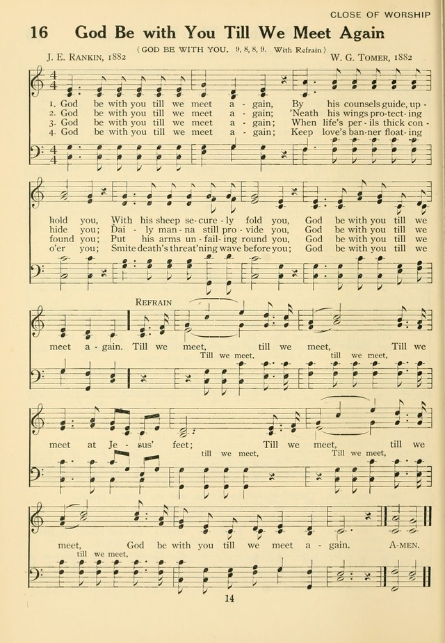 The Army and Navy Hymnal page 14