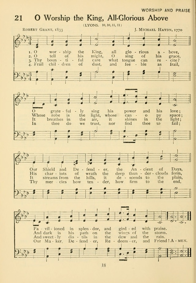 The Army and Navy Hymnal page 18