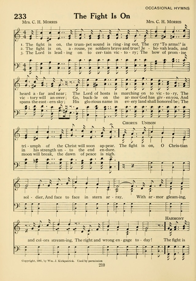The Army and Navy Hymnal page 210