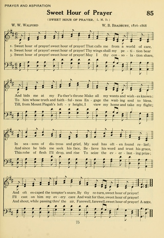 The Army and Navy Hymnal page 75