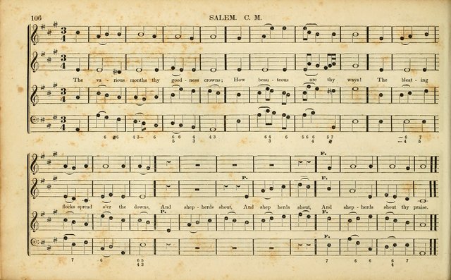 American Psalmody: a collection of sacred music, comprising a great variety of psalm, and hymn tunes, set-pieces, anthems and chants, arranged with a figured bass for the organ...(3rd ed.) page 103