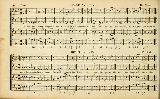 American Psalmody: a collection of sacred music, comprising a great variety of psalm, and hymn tunes, set-pieces, anthems and chants, arranged with a figured bass for the organ...(3rd ed.) page 107