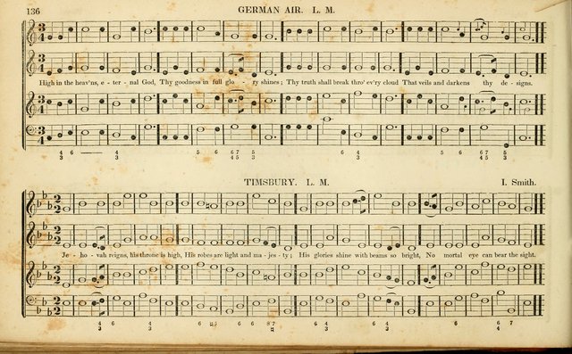 American Psalmody: a collection of sacred music, comprising a great variety of psalm, and hymn tunes, set-pieces, anthems and chants, arranged with a figured bass for the organ...(3rd ed.) page 133