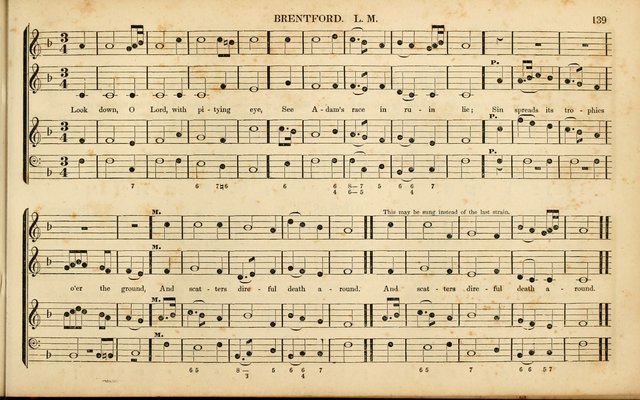 American Psalmody: a collection of sacred music, comprising a great variety of psalm, and hymn tunes, set-pieces, anthems and chants, arranged with a figured bass for the organ...(3rd ed.) page 136