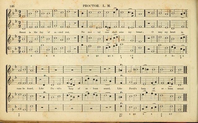 American Psalmody: a collection of sacred music, comprising a great variety of psalm, and hymn tunes, set-pieces, anthems and chants, arranged with a figured bass for the organ...(3rd ed.) page 143