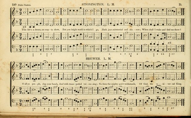 American Psalmody: a collection of sacred music, comprising a great variety of psalm, and hymn tunes, set-pieces, anthems and chants, arranged with a figured bass for the organ...(3rd ed.) page 147