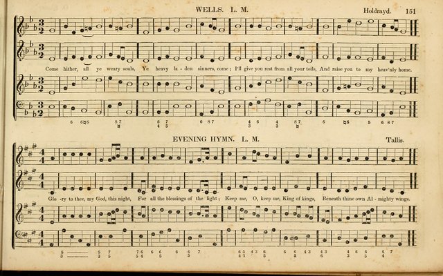 American Psalmody: a collection of sacred music, comprising a great variety of psalm, and hymn tunes, set-pieces, anthems and chants, arranged with a figured bass for the organ...(3rd ed.) page 148