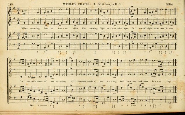 American Psalmody: a collection of sacred music, comprising a great variety of psalm, and hymn tunes, set-pieces, anthems and chants, arranged with a figured bass for the organ...(3rd ed.) page 185
