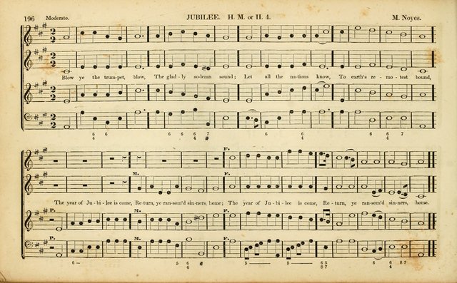 American Psalmody: a collection of sacred music, comprising a great variety of psalm, and hymn tunes, set-pieces, anthems and chants, arranged with a figured bass for the organ...(3rd ed.) page 193