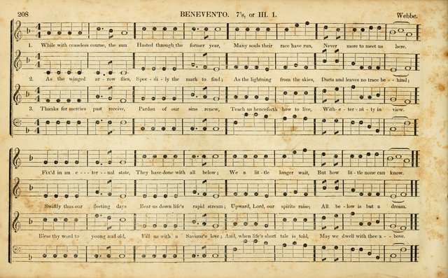 American Psalmody: a collection of sacred music, comprising a great variety of psalm, and hymn tunes, set-pieces, anthems and chants, arranged with a figured bass for the organ...(3rd ed.) page 205
