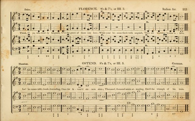 American Psalmody: a collection of sacred music, comprising a great variety of psalm, and hymn tunes, set-pieces, anthems and chants, arranged with a figured bass for the organ...(3rd ed.) page 210