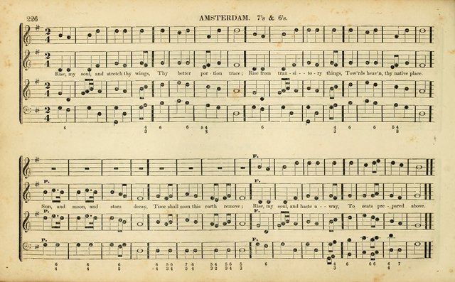 American Psalmody: a collection of sacred music, comprising a great variety of psalm, and hymn tunes, set-pieces, anthems and chants, arranged with a figured bass for the organ...(3rd ed.) page 223