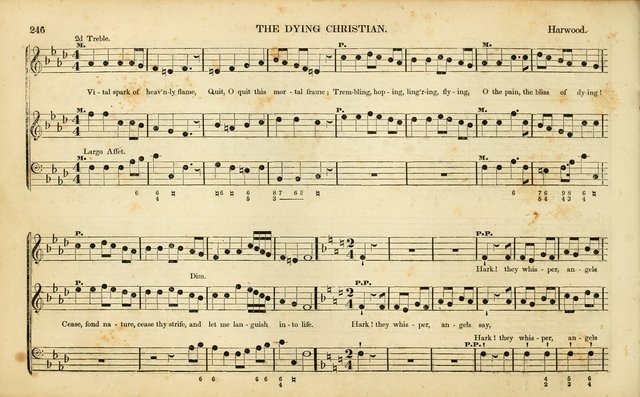 American Psalmody: a collection of sacred music, comprising a great variety of psalm, and hymn tunes, set-pieces, anthems and chants, arranged with a figured bass for the organ...(3rd ed.) page 243