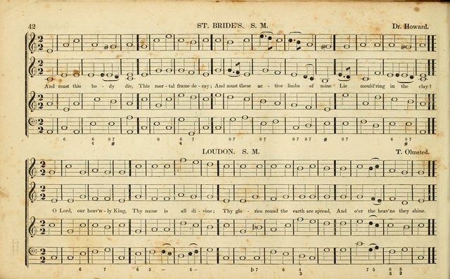 American Psalmody: a collection of sacred music, comprising a great variety of psalm, and hymn tunes, set-pieces, anthems and chants, arranged with a figured bass for the organ...(3rd ed.) page 39