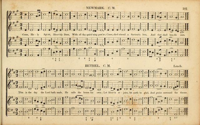 American Psalmody: a collection of sacred music, comprising a great variety of psalm, and hymn tunes, set-pieces, anthems and chants, arranged with a figured bass for the organ...(3rd ed.) page 98