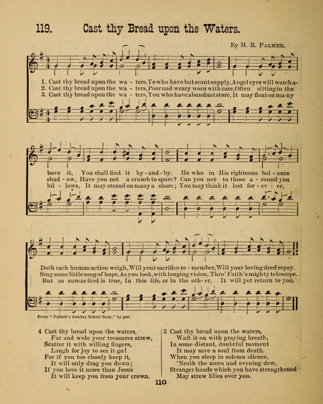 Augsburg Songs for Sunday Schools and other services page 110