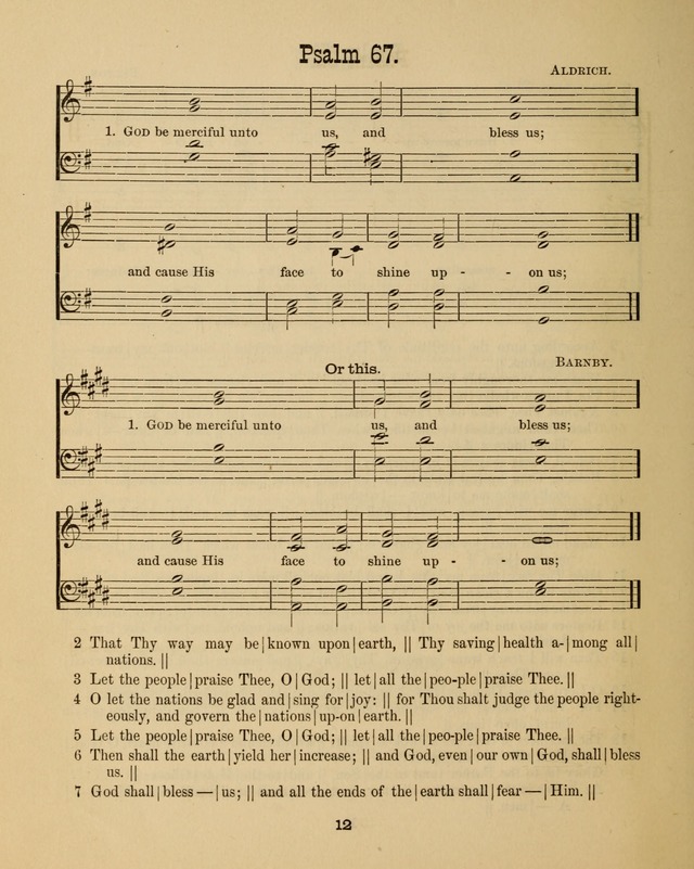 Augsburg Songs for Sunday Schools and other services page 12
