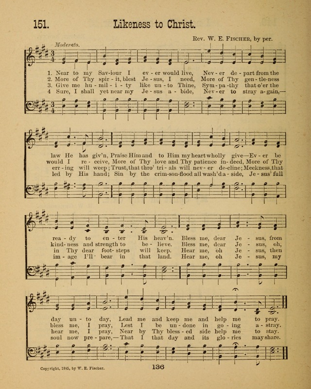 Augsburg Songs for Sunday Schools and other services page 136