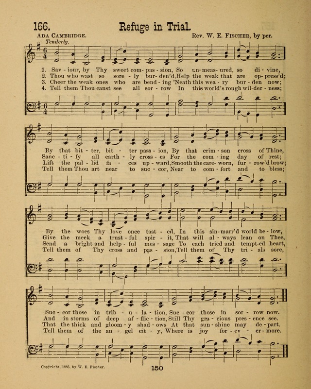 Augsburg Songs for Sunday Schools and other services page 150