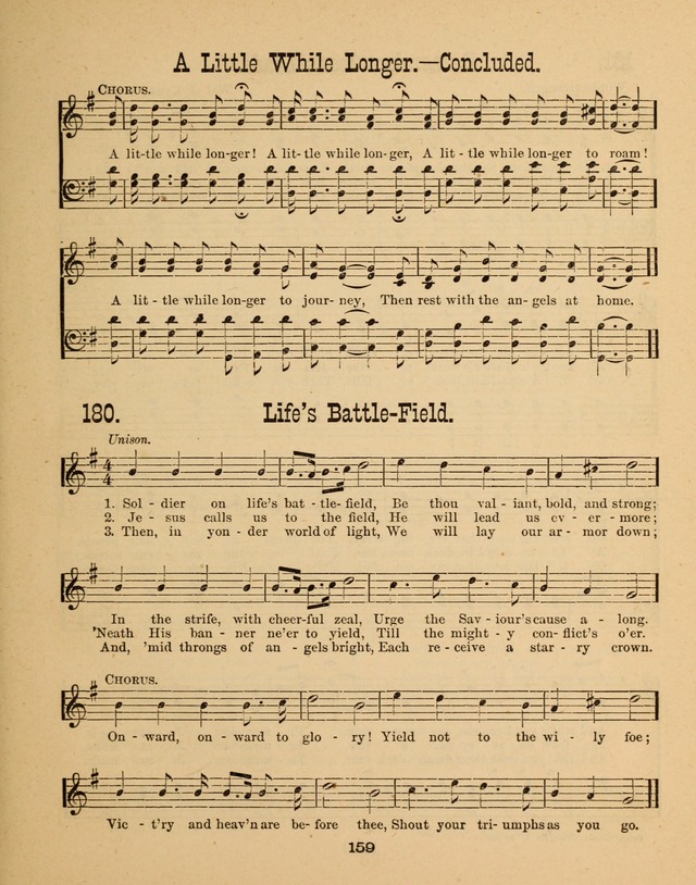 Augsburg Songs for Sunday Schools and other services page 159