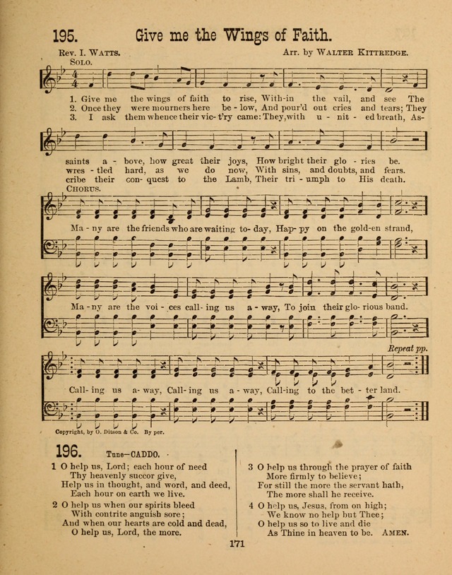 Augsburg Songs for Sunday Schools and other services page 171