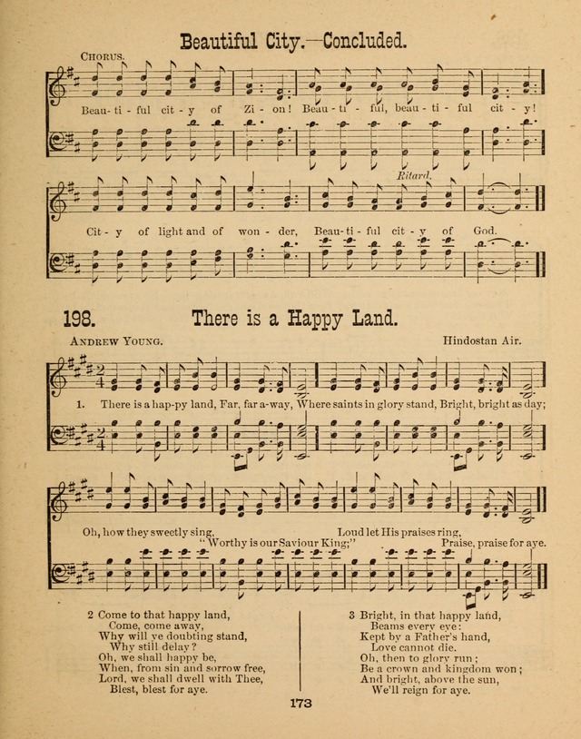 Augsburg Songs for Sunday Schools and other services page 173