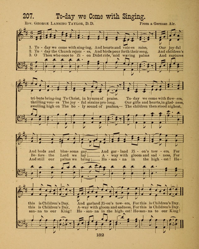 Augsburg Songs for Sunday Schools and other services page 182