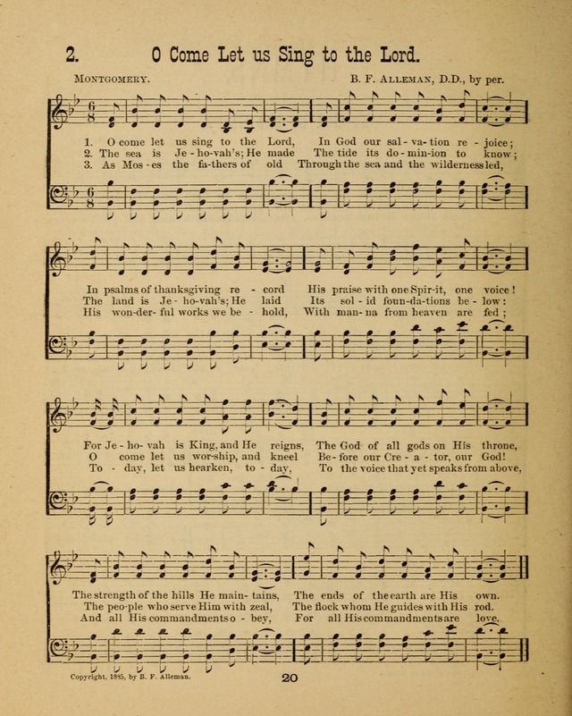 Augsburg Songs for Sunday Schools and other services page 20