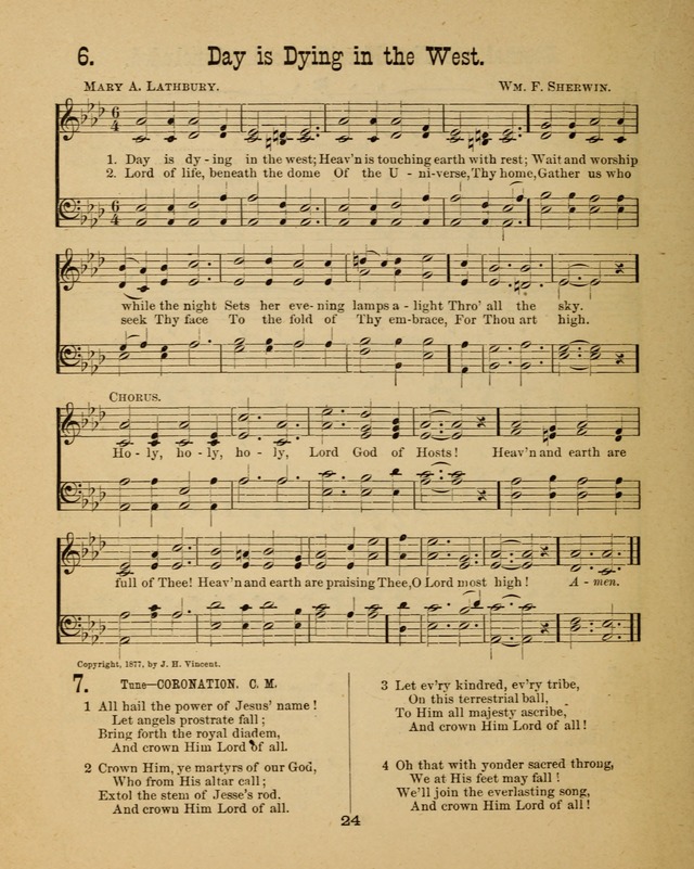Augsburg Songs for Sunday Schools and other services page 24
