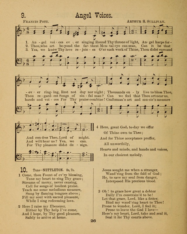 Augsburg Songs for Sunday Schools and other services page 26