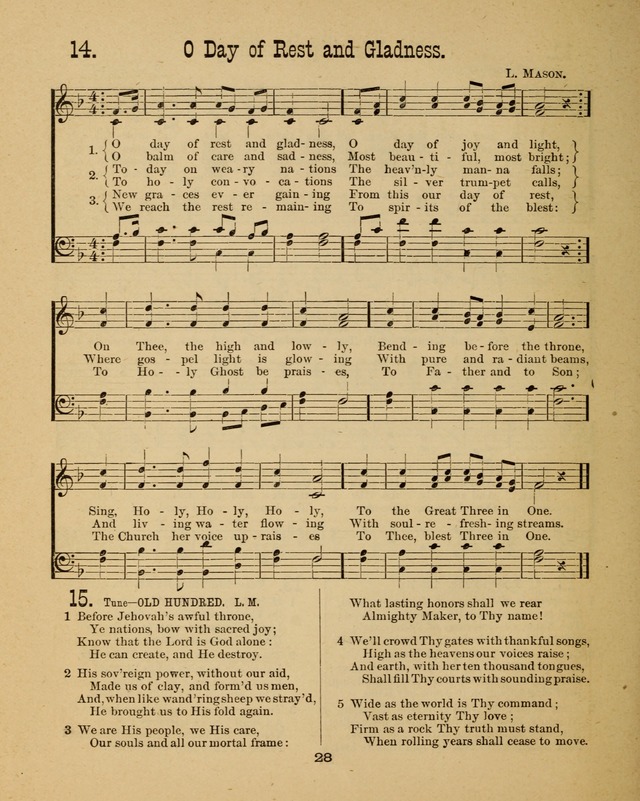 Augsburg Songs for Sunday Schools and other services page 28