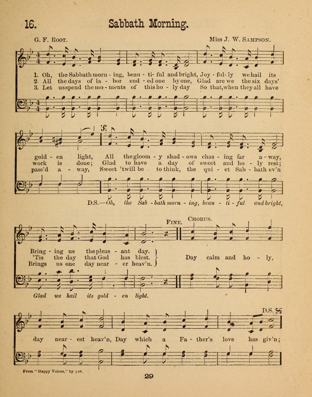 Augsburg Songs for Sunday Schools and other services page 29