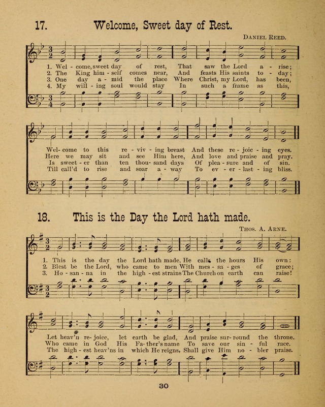 Augsburg Songs for Sunday Schools and other services page 30