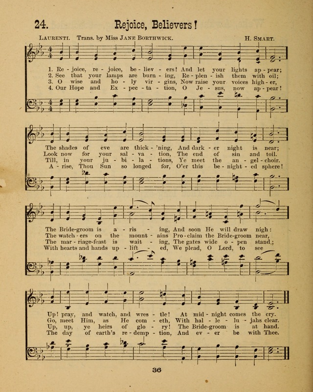 Augsburg Songs for Sunday Schools and other services page 36