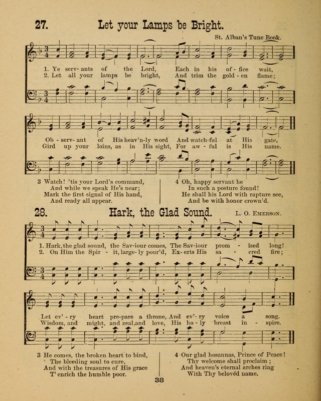 Augsburg Songs for Sunday Schools and other services page 38