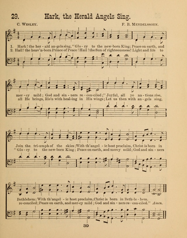 Augsburg Songs for Sunday Schools and other services page 39