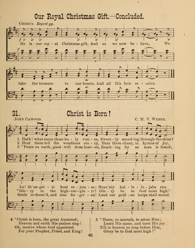 Augsburg Songs for Sunday Schools and other services page 41