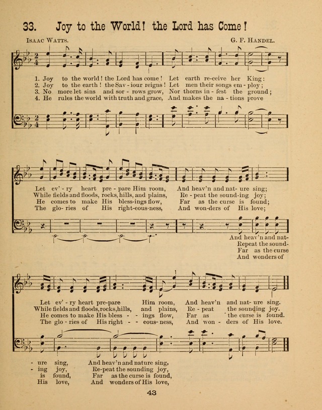 Augsburg Songs for Sunday Schools and other services page 43