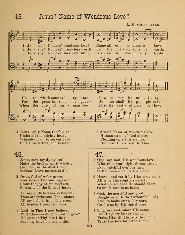 Augsburg Songs for Sunday Schools and other services page 53