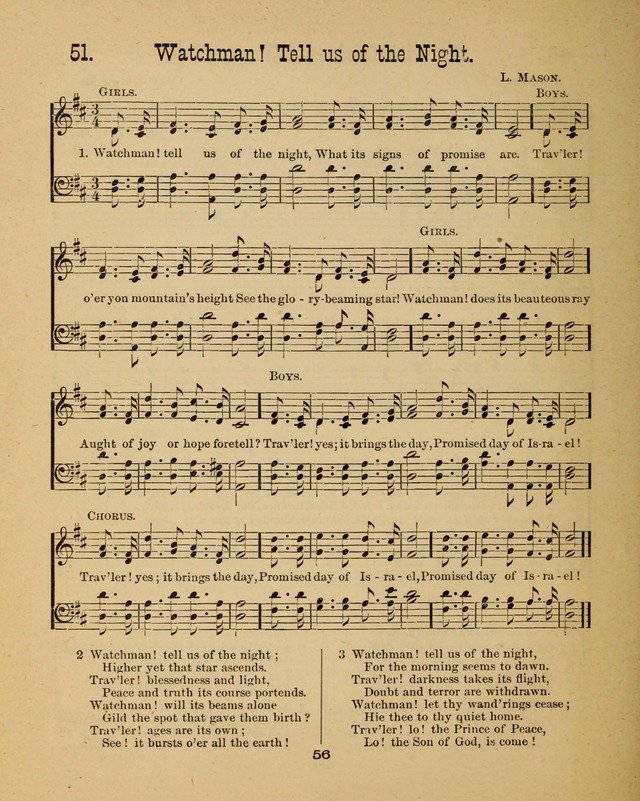 Augsburg Songs for Sunday Schools and other services page 56