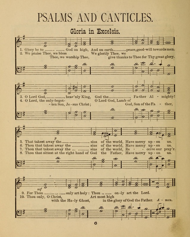 Augsburg Songs for Sunday Schools and other services page 6