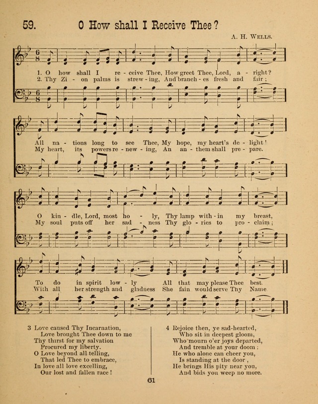 Augsburg Songs for Sunday Schools and other services page 61
