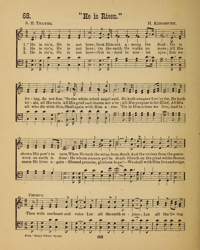Augsburg Songs for Sunday Schools and other services page 68