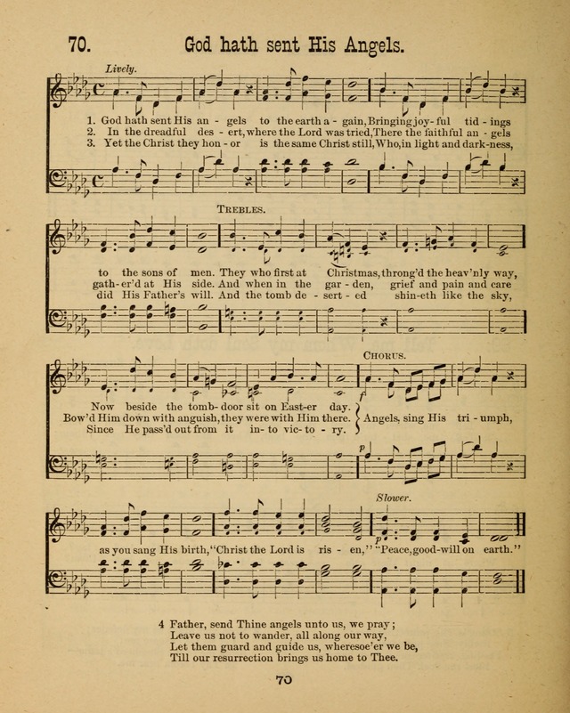 Augsburg Songs for Sunday Schools and other services page 70