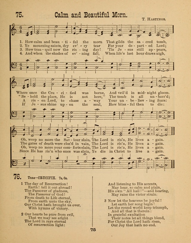 Augsburg Songs for Sunday Schools and other services page 75