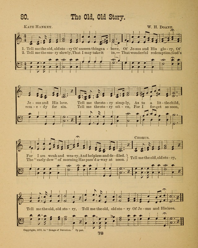Augsburg Songs for Sunday Schools and other services page 78