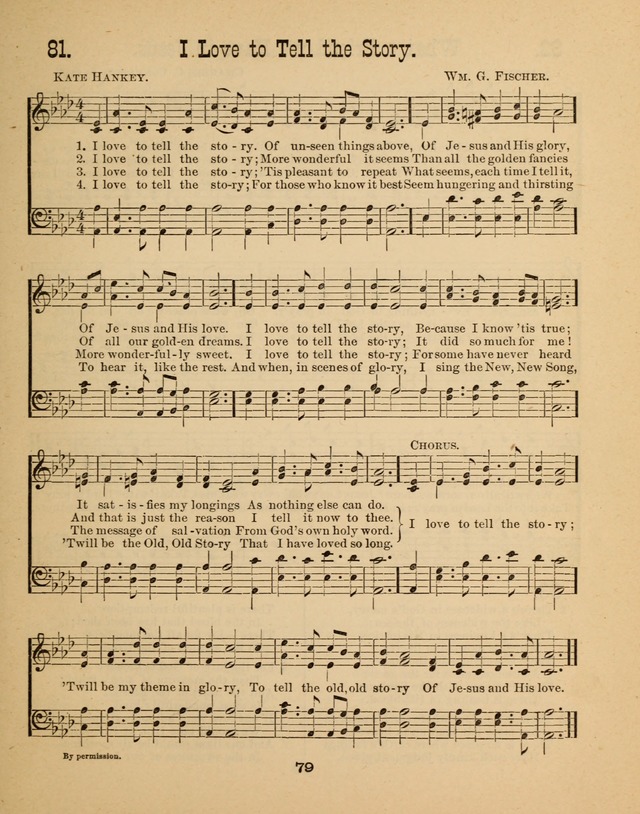 Augsburg Songs for Sunday Schools and other services page 79
