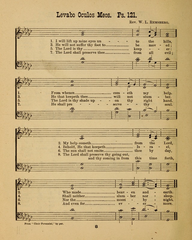 Augsburg Songs for Sunday Schools and other services page 8