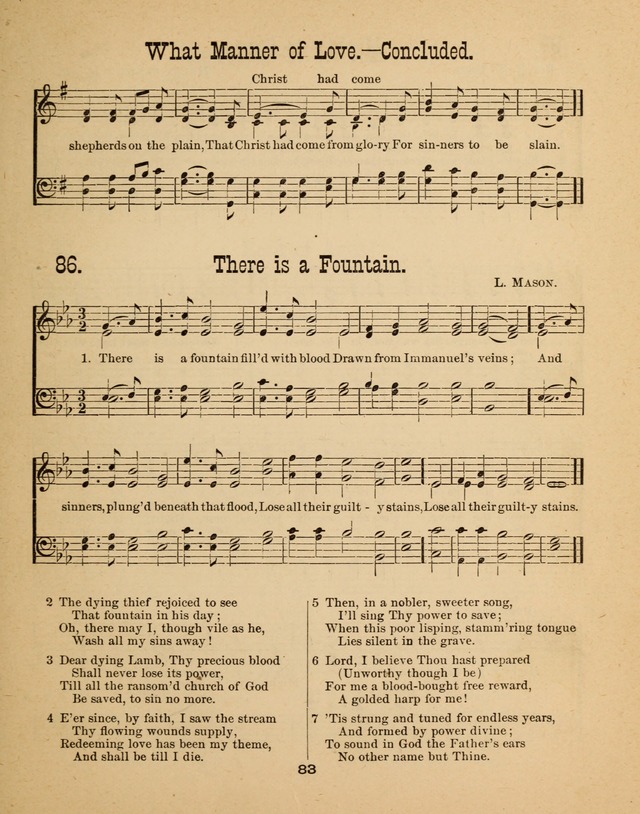 Augsburg Songs for Sunday Schools and other services page 83